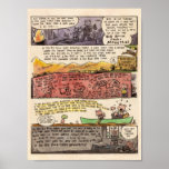 Las montañas grandes del caramelo de roca poster