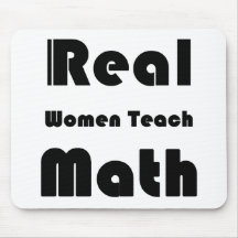 Las mujeres reales enseñan a matemáticas tapetes de raton