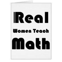 Las mujeres reales enseñan a matemáticas tarjetón