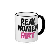 Las mujeres reales fart taza de café