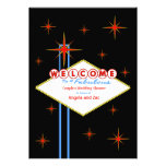 Las noches fabulosas de Las Vegas que casan la duc Invitación Personalizada
