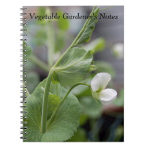 Las notas del jardinero vegetal del cuaderno