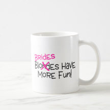 Las novias se divierten más taza de café