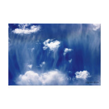 Las nubes de las medusas impresiones de lienzo