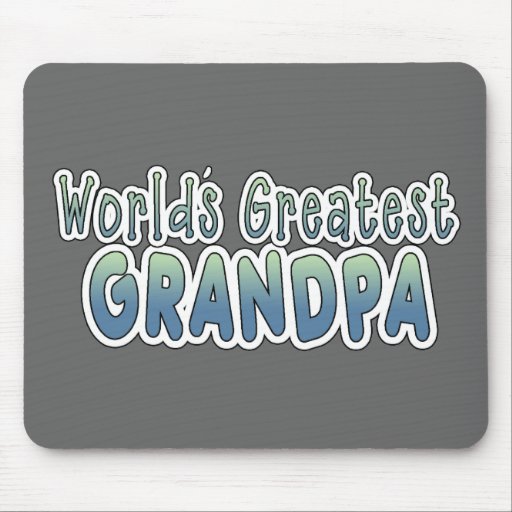 Las palabras más grandes del abuelo del mundo tapete de ratones