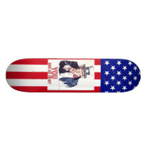Las palabras verdaderas del tío Sam Patineta Personalizada