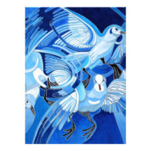 Las palomas de Muge en azul Anuncio