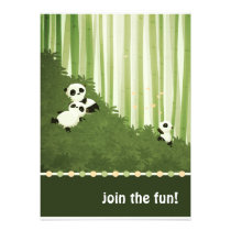 Las pandas invitan invitaciones