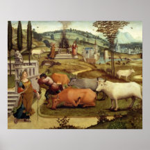 Las pasiones de Pasiphae, esposa de rey Minos del  Poster
