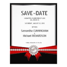 las" perlas de lujo del encanto 4.25x5.5 ahorran l anuncio personalizado