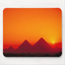 Las pirámides El Cairo Mousepad Alfombrillas De Raton