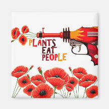 Las plantas comen el imán de la gente