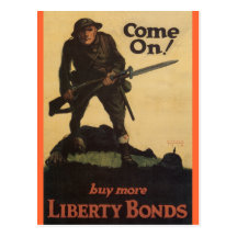 Las postales de la guerra del vintage, libertad en