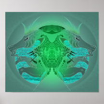 Las razas reales del agua poster
