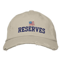 Las reservas de los E.E.U.U. bordaron el gorra Gorras Bordadas