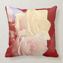 las rosas son rojas almohadas