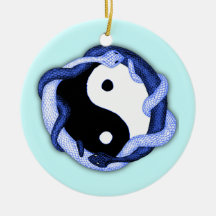 Las serpientes se doblan (el azul) ornamentos de reyes