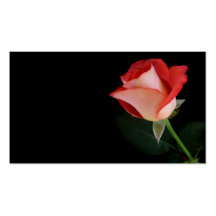 Las solas tarjetas de visita color de rosa… apenas