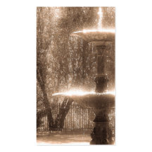 Las tarjetas de visita de la fuente