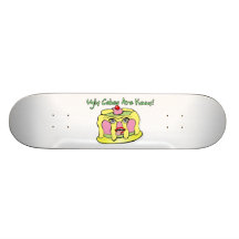 Las tortas feas son deliciosas patineta personalizada