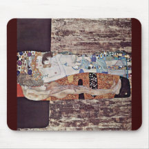 Las tres edades de la mujer de Klimt Gustavo Tapetes De Raton