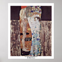 Las tres edades de la mujer de Klimt Gustavo Poster