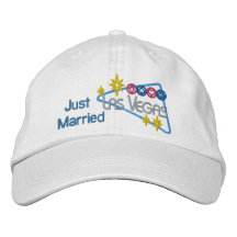 Las Vegas apenas casado Gorra Bordada