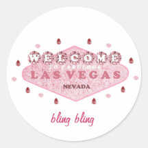 Las Vegas bling el pegatina bling