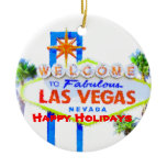 Las Vegas buenas fiestas adornos