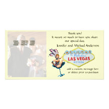 Las Vegas que casa la foto le agradece Tarjetas Personales