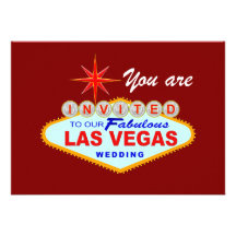 Las Vegas que casa la invitación BORGOÑA