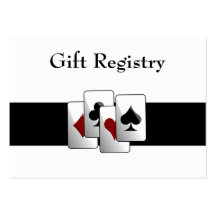 Las Vegas que casa tarjetas del registro de regalo Plantilla De Tarjeta De Visita