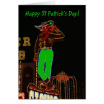 Las Vegas Vic dice, la tarjeta del día de St Patri