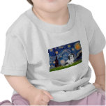 Lasa Apso 2 - noche estrellada Camiseta