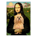 Lasa Apso 9 - Mona Lisa Tarjeta