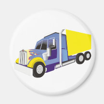 Lastkraftwagen Kühlschrankmagnet