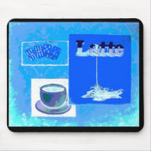 Latte MousePad Tapetes De Ratones