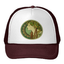 Laurel, Alfonso Mucha Gorros Bordados