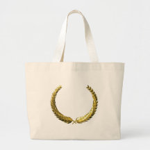 Laurel del oro bolsa lienzo