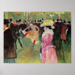 Lautrec - Moulin Rouge - danza en el Moulin Rouge Posters