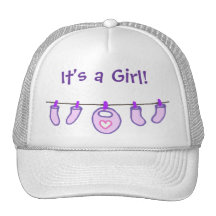 ¡Lavadero de la niña es un chica! Personalizado Gorra