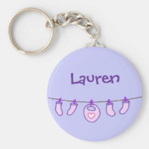 ¡Lavadero de la niña es un chica! Personalizado Llaveros Personalizados