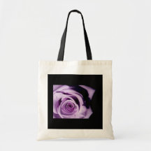 Lavanda subió bolsas lienzo