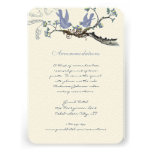 Lavanda y el casarse amarillo limón de los pájaros invitaciones personales 