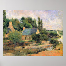 Lavanderas en Pont-Aven por Gauguin Posters