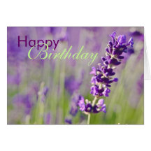 Lavendar • Tarjeta de cumpleaños