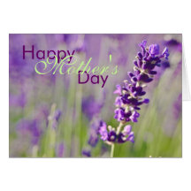 Lavendar • Tarjeta feliz del día de madre