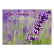Lavendel • Muttertagskarte Tarjetas
