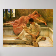 Lawrence Alma-Tadema - poeta preferido Poster