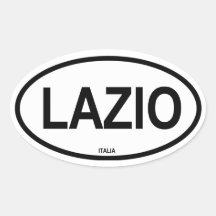 LAZIO COLCOMANIAS ÓVAL PERSONALIZADAS